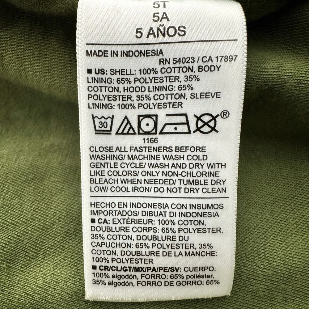 Old Navy | Girl’s Anorak Hooded Jacket (5T)